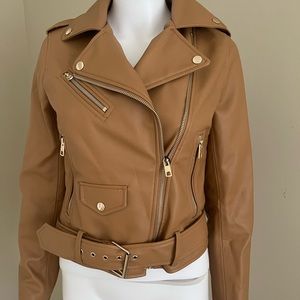 Faux leather Moto Jacket